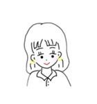 女の子のスタンプ♡（個別スタンプ：5）