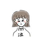 おんなの子のスタンプ♡（個別スタンプ：3）