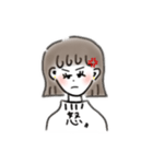 おんなの子のスタンプ♡（個別スタンプ：5）