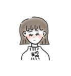 おんなの子のスタンプ♡（個別スタンプ：6）