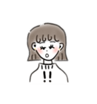 おんなの子のスタンプ♡（個別スタンプ：7）