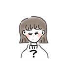 おんなの子のスタンプ♡（個別スタンプ：8）