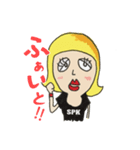 金髪ファッションパンクガール（個別スタンプ：19）