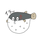 会話に潜むゆるくて可愛い生き物（個別スタンプ：34）