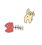 会話に潜むゆるくて可愛い生き物（個別スタンプ：39）