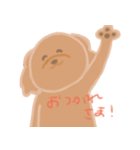 トイプーのCalbeeちゃんスタンプ（個別スタンプ：2）