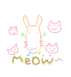 キュービーウサギ（個別スタンプ：8）