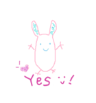 キュービーウサギ（個別スタンプ：14）