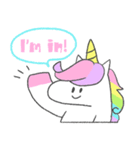 にじいろゆにこん3（個別スタンプ：6）