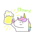 にじいろゆにこん3（個別スタンプ：9）