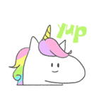 にじいろゆにこん3（個別スタンプ：18）