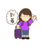 オタクの日常(紫推しさん)（個別スタンプ：22）