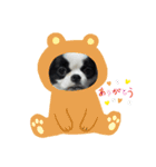 犬の気持ちピース＆ケンケン（個別スタンプ：8）