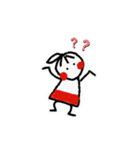 あかしろちゃんの日常。（個別スタンプ：3）