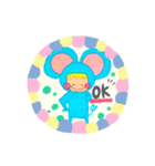 きぐるみアニマルたち（個別スタンプ：3）