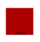 色標本スタンプ 赤付近①（個別スタンプ：8）