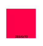色標本スタンプ 赤付近①（個別スタンプ：26）