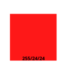 色標本スタンプ 赤付近①（個別スタンプ：32）