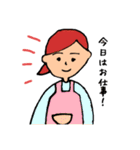女子ちゃんスタンプ②（個別スタンプ：6）