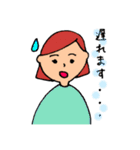 女子ちゃんスタンプ②（個別スタンプ：9）