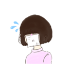貼り紙の子（個別スタンプ：11）