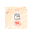 田中さんの手描きスタンプ（個別スタンプ：3）