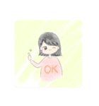 田中さんの手描きスタンプ（個別スタンプ：5）