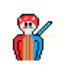 ドット絵ちょっと使えるスタンプ（個別スタンプ：3）