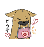 雑種犬のクロハナ ver.バレンタイン（個別スタンプ：5）