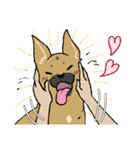 雑種犬のクロハナ ver.バレンタイン（個別スタンプ：13）