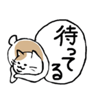 まったりごろごろ日本猫5・文字大きめ♪（個別スタンプ：29）