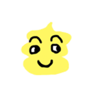 うんち顔文字（個別スタンプ：3）