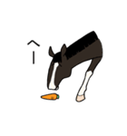 愉快な馬たちと犬（個別スタンプ：32）