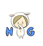 着ぐるみうさぎのうー（個別スタンプ：2）