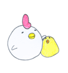 にわとり親子の多機能な日常（個別スタンプ：16）