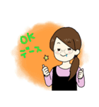 まるののスタンプ ゆるいワタシ（個別スタンプ：6）
