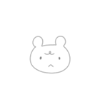 ふつうのくまさん1（個別スタンプ：8）