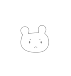 ふつうのくまさん1（個別スタンプ：21）