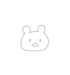ふつうのくまさん1（個別スタンプ：33）