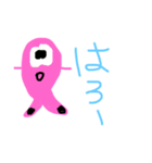 へたな絵2ʕ·͡ˑ·ཻʔ（個別スタンプ：1）