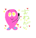 へたな絵2ʕ·͡ˑ·ཻʔ（個別スタンプ：6）