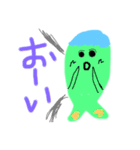 へたな絵2ʕ·͡ˑ·ཻʔ（個別スタンプ：8）
