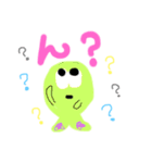 へたな絵2ʕ·͡ˑ·ཻʔ（個別スタンプ：12）