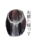 悪戯描きで筆談のひと休止、閑話休題 その3（個別スタンプ：24）