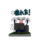 しゃちくネコ（個別スタンプ：11）