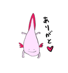 いとしのウーパールーパーさん（個別スタンプ：8）