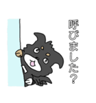 黒犬ベルのワンダフォースタンプ（個別スタンプ：13）