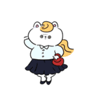 あむちゃん 灰色こねこギャグ編（個別スタンプ：36）