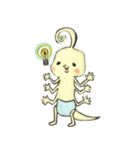 宇宙人とウサギ（個別スタンプ：1）