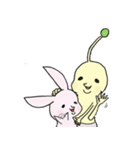宇宙人とウサギ（個別スタンプ：16）